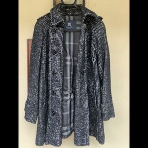 Burberry light weight winter pea coat